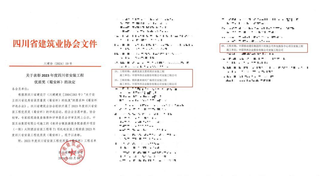 深耕不輟，載譽前行！華西安裝殊榮再+3！